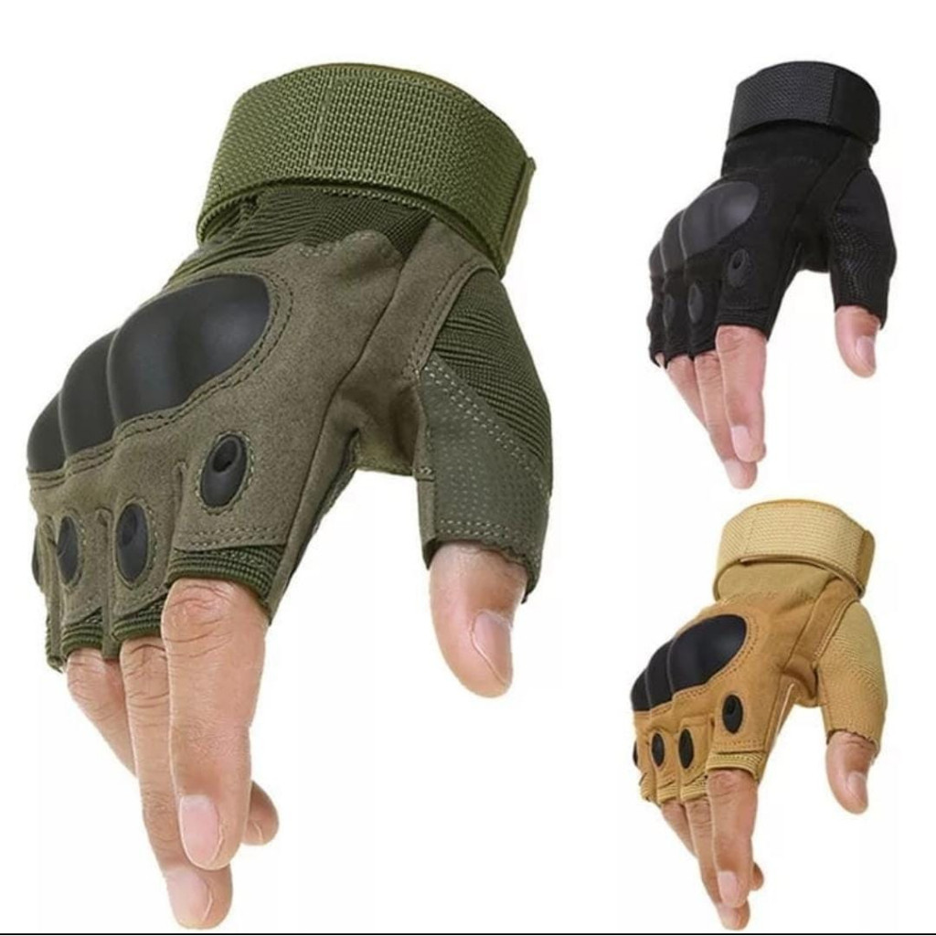 Sarung Tangan OKLEY Pendek / Tactical Glove OKLEY Half Finger