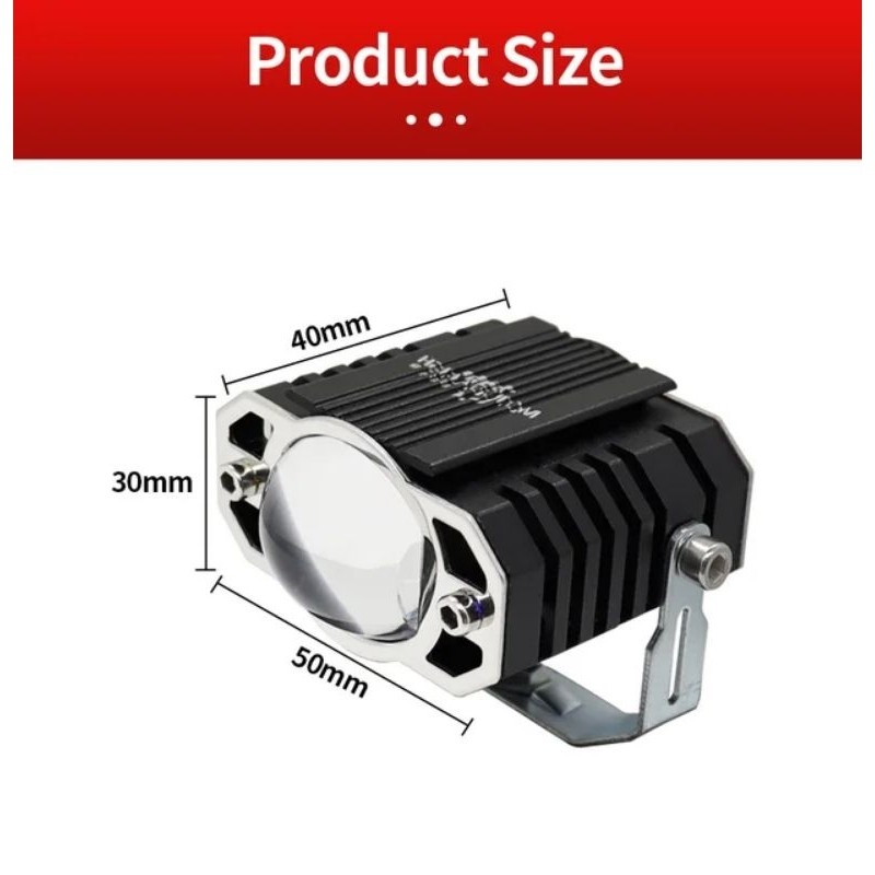 Lampu Depan Motor Mobil Lampu Sorot Kabut Custom