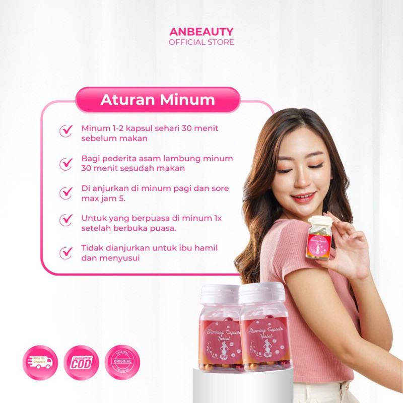 SLIMMING CAPSULE HERBAL STRONG PELANGSING BADAN KAPSUL pelangsing herbal SLIMING