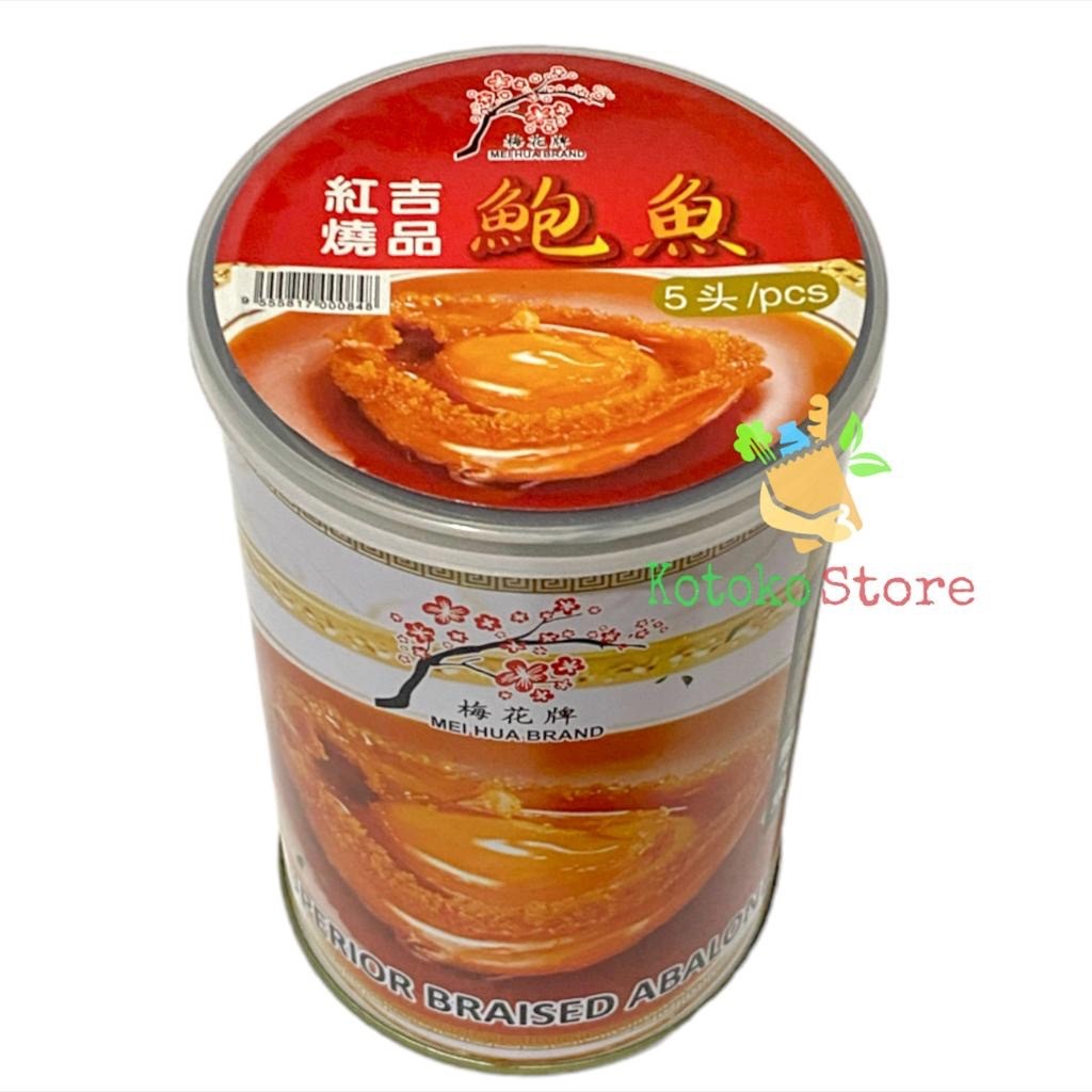 

Mei Hua Pauhi Superior ised Abalone Hongkong Isi 5 pcs 425gr