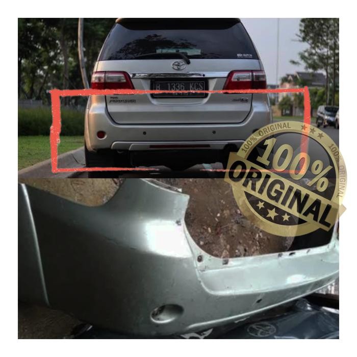 READY STOK bumper belakang fortuner 2010 original