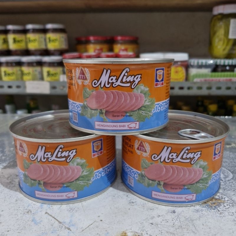 

DAGING KALENG MALING TTS BESAR / Pork Meat Babi 397 gr