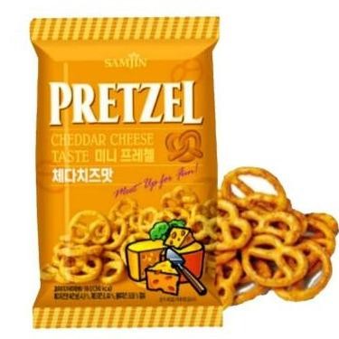 

Amoo Pretzel Cheese Samjin 85Gr - Snack Korea Pretzel Cheddar Pretsel Keju Pretzels Biskuit Korea