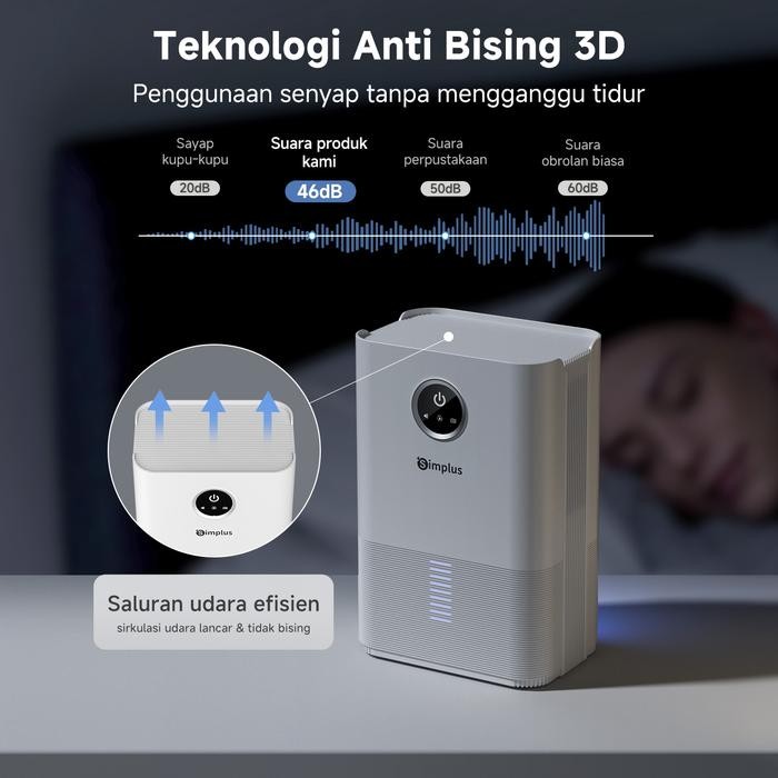 KOL LIVE EXCLUSIVESIMPLUS Dehumidifier 1L DEHUMIDIFIER Kecil Kantor Rumah Dehumidifikasi Pengeringan