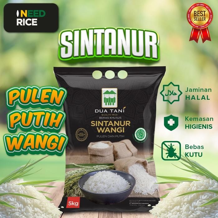 

Terlaris Beras Dua Tani Pandan Wangi Sintanur 5 Kg