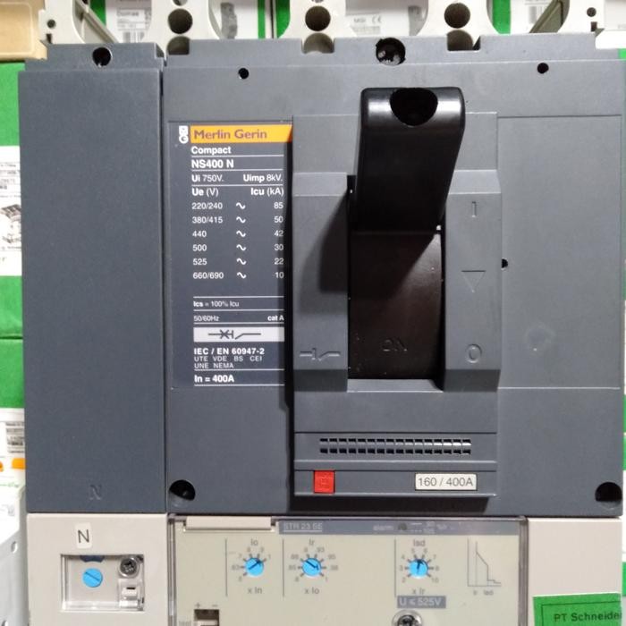 mccb NS400N 4pole 400a merlin gerin schneider