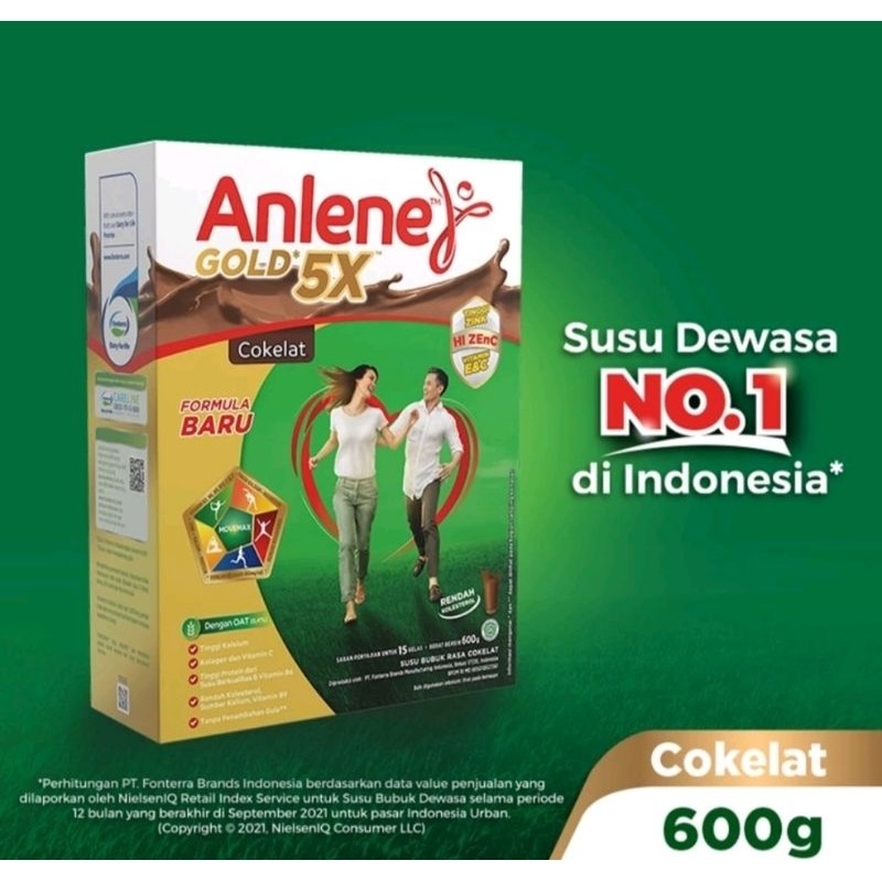 

ANLENE GOLD 5X 600GR HARAP BACA DESKRIPSI