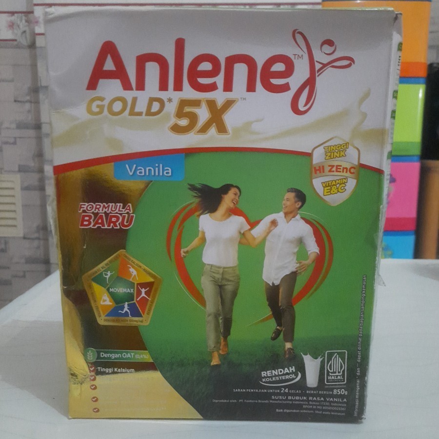

ANLENE GOLD 5X VANILA 850 GRAM