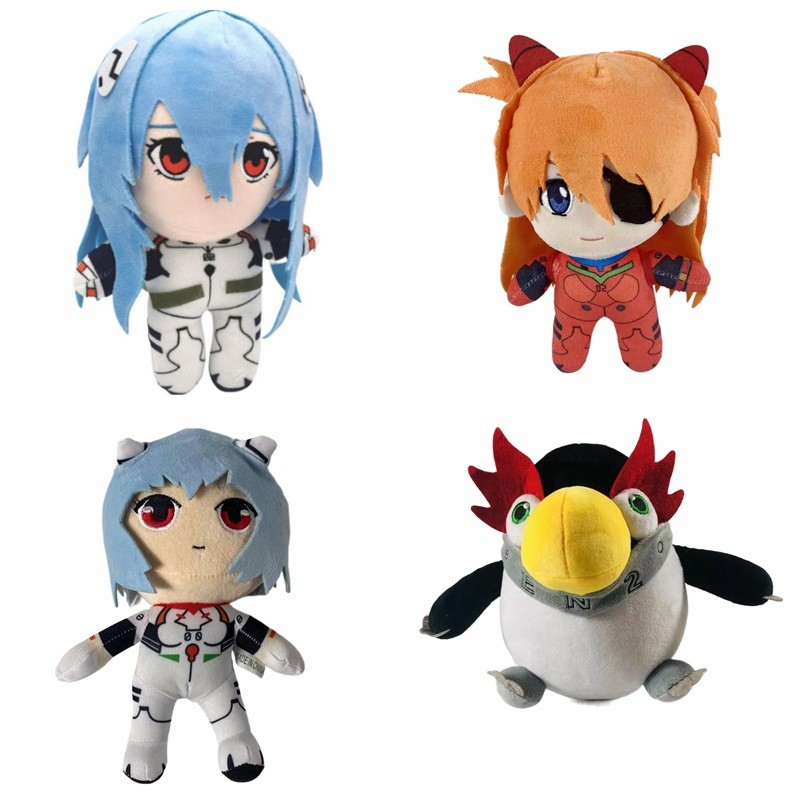 20Cm Ayanami Rei Plush Toy Doll Cartoon Anime Plush Toy Kawaii Evangelion Plush Doll Eva Soft