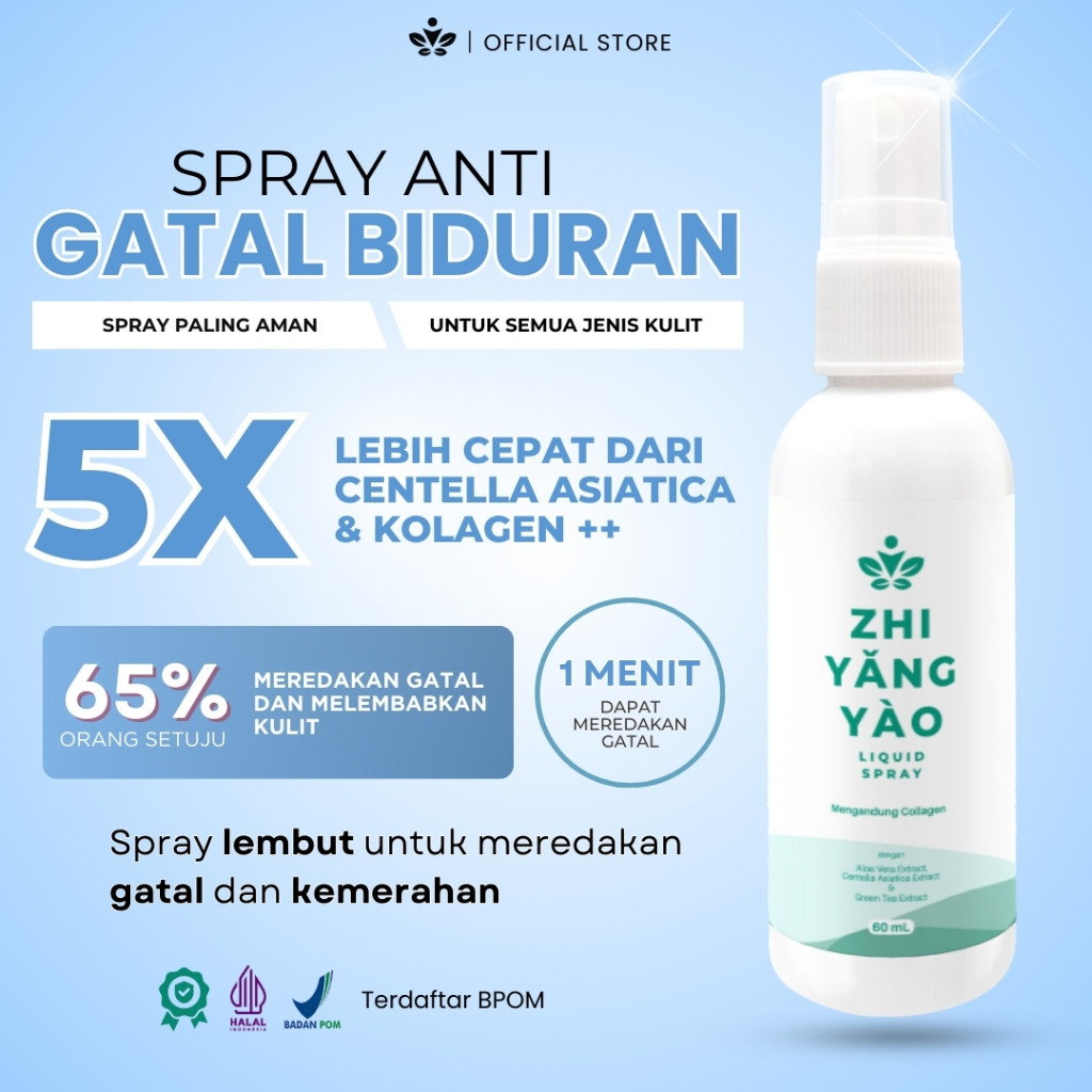 [Orinal 100%] ZHI YANG YAO SPRAY GATAL PSORIASIS SPRAY KULIT JAMUR SPRAY EKSIM
