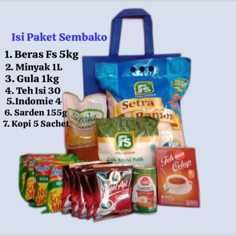 

Lovely Back - Hampers Paket Sembako 7 Macam