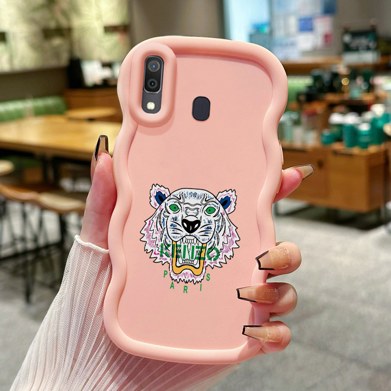 Casing Untuk Samsung A20 A30 M10s Case harimau Softcase Scrub silikon Cesing dua Kesing Macaron Kasi