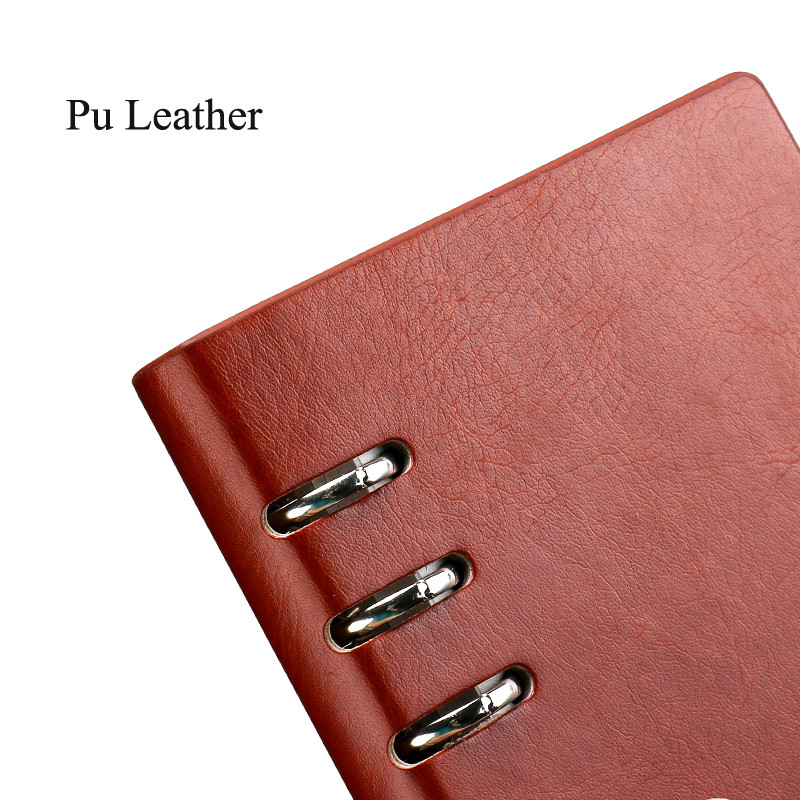 

A4 B5 A5 A6 Loose-Leaf Notebook Diary Notepad Leather Agenda School Note Books Travelers Journal
