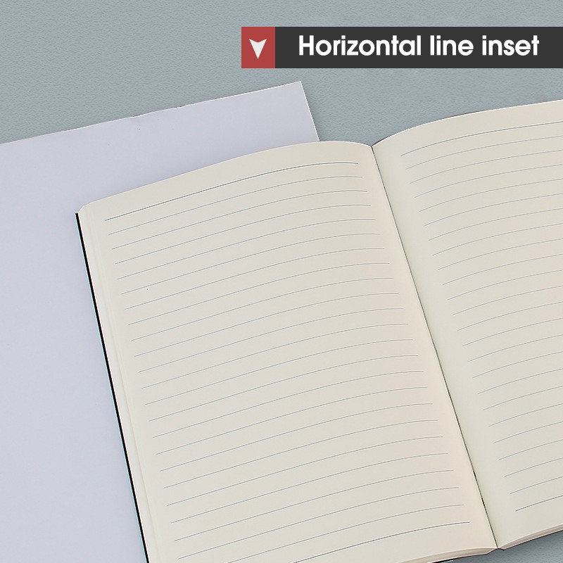 

Black Cover A5/B5 Notebook,128 Sheets/256 Pages/Book,Blank,Horizontal Line And Grid Pages Office