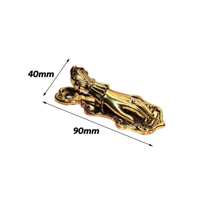 

Fromthenon Gold Color Vintage Notebook Clip Hand Shaped Book Clip Metal Gilded Hand Sleeve Book