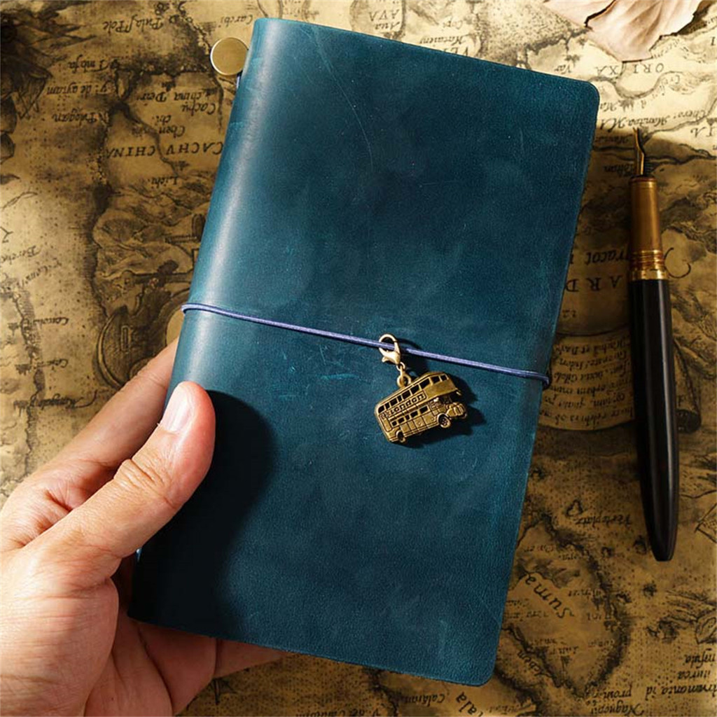 

Aiguoniu Leather Notebook Handmade Vintage Cowhide Diary Passport Size Tn Travel Notebook Cover