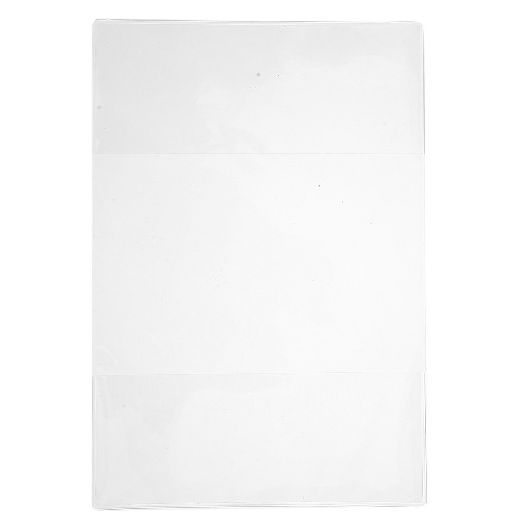 

A6 Book Pvc Transparent Protector Notebook Binder Film Refillable Loose Leaf Notebook Cover Sleeve