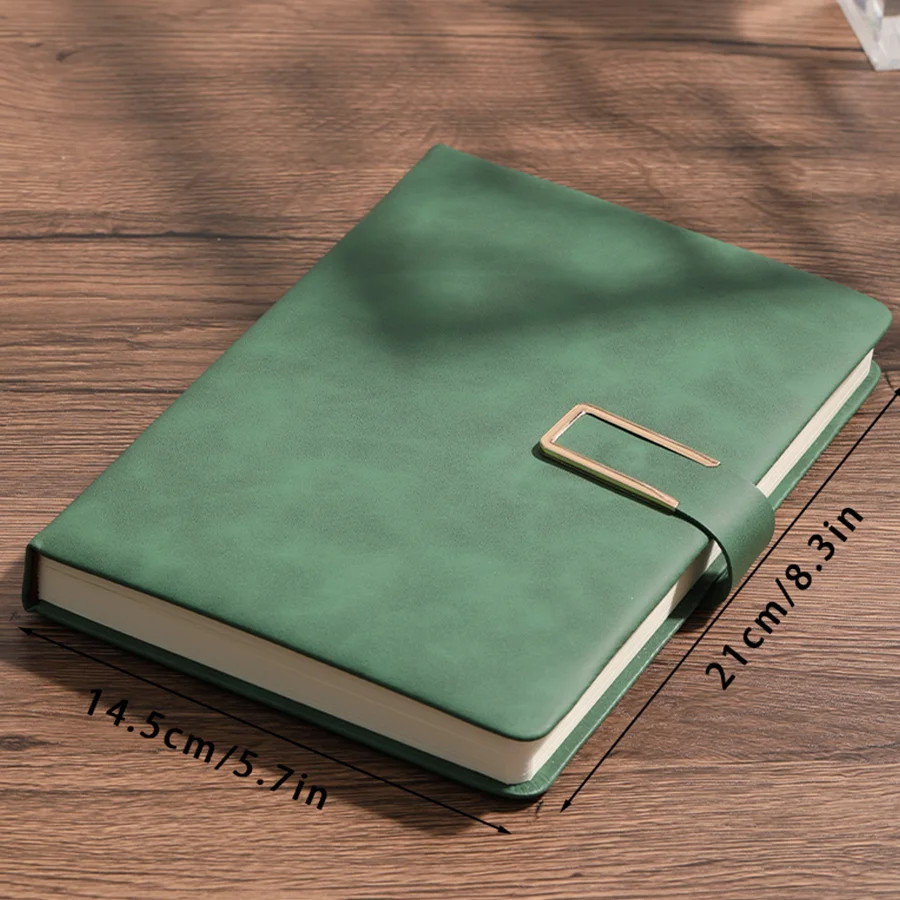 

New Vintage A5 Leather Notebook With Personalized Soft Cover - Perfect For Business Meetings And