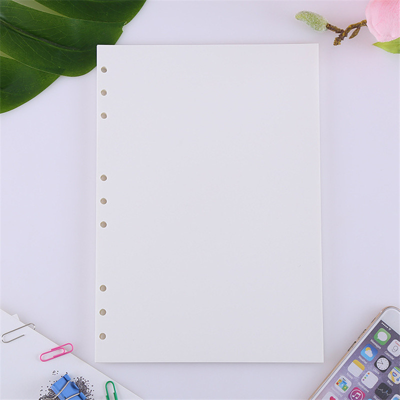 

B5 9 Holes Loose-Leaf Notebook Refill Spiral Binder Paper Index Inside Page Dot Grid Blank Connell