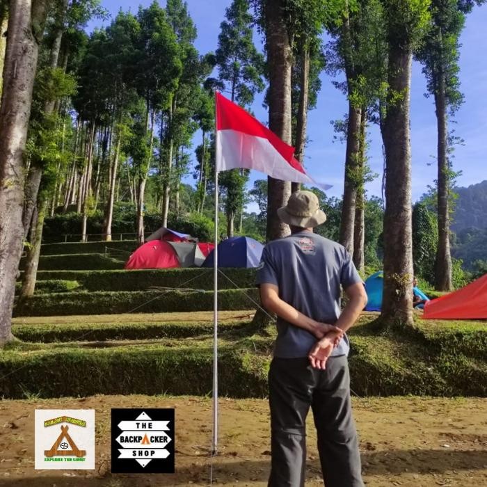 

Flagers - Paket Tiang Bendera Merah Putih Tinggi 3 Meter Dan Bendera 80X120 Cm