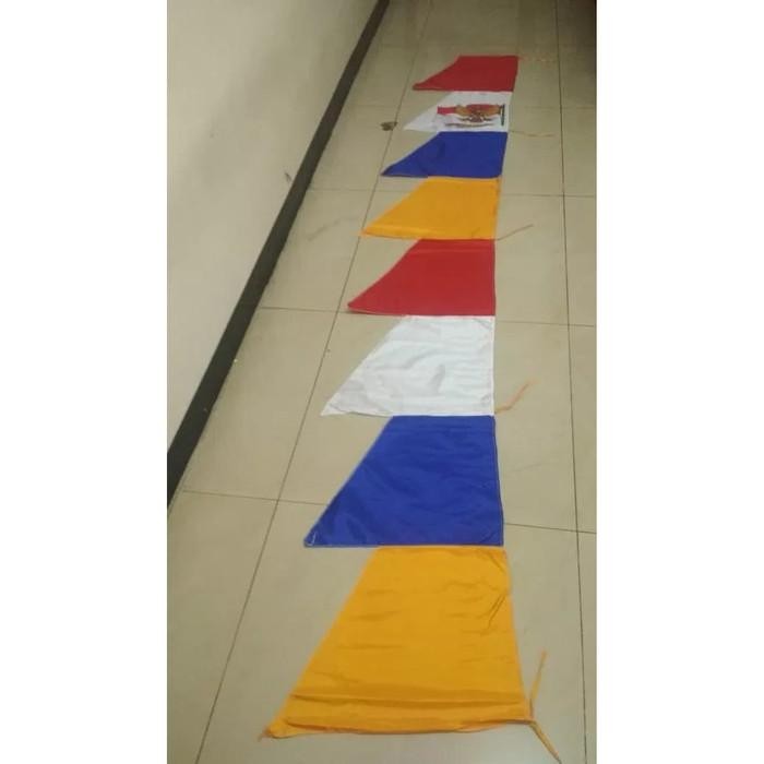

Flagers - Umbul Umbul Zigzag Merah Putih Bendera Indonesia Garuda 3 Meter