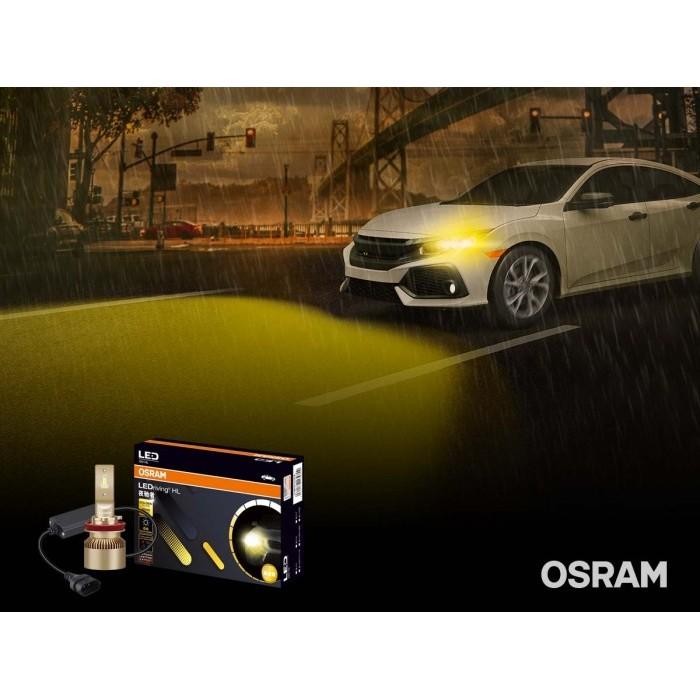 Terlaris T-Led Osram Ycz H11 H16 H8 Golden Yellow 3000K 25W Kuning Lampu Mobil Ongkir Termurah
