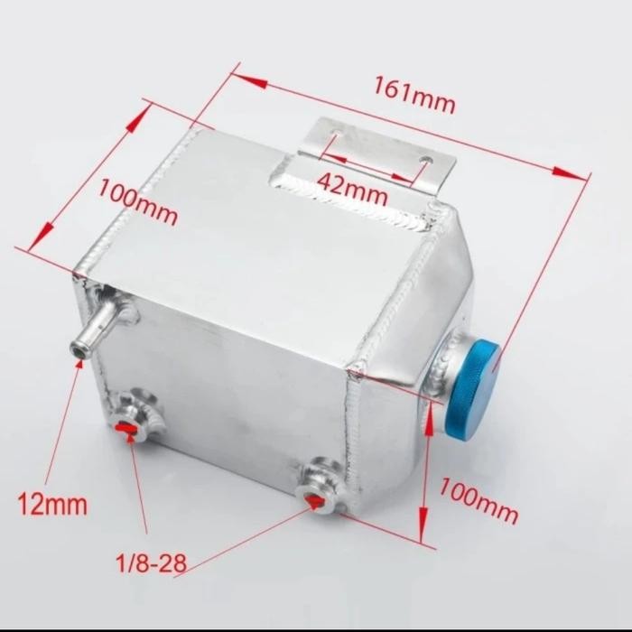 TABUNG AIR RADIATOR ALLUMUNIUM UNIVERSAL