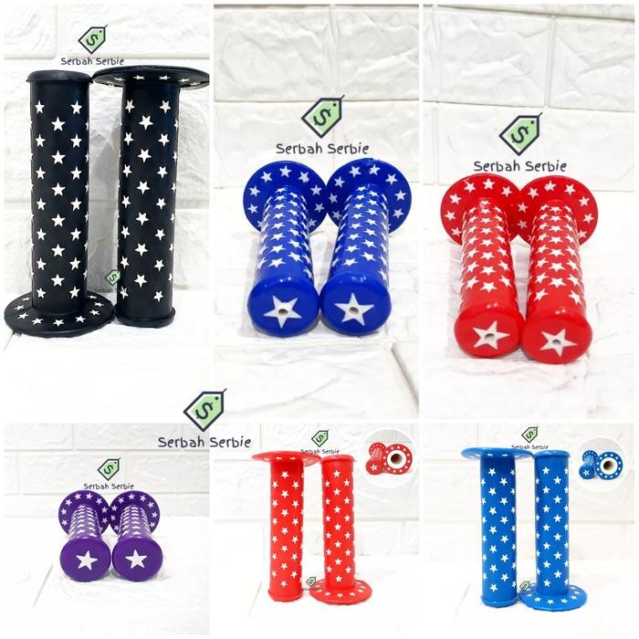 Polygon United - Hand Grip Sepeda Bintang Hanfat Stang Karet Stang Handle Sarung Stang Anak Mtb Bmx
