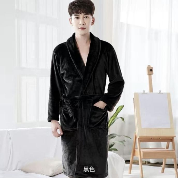 PIYAMA KIMONO PRIA BRUDRU T ALLSIZE BAJU TIDUR HANDUK TEBEL