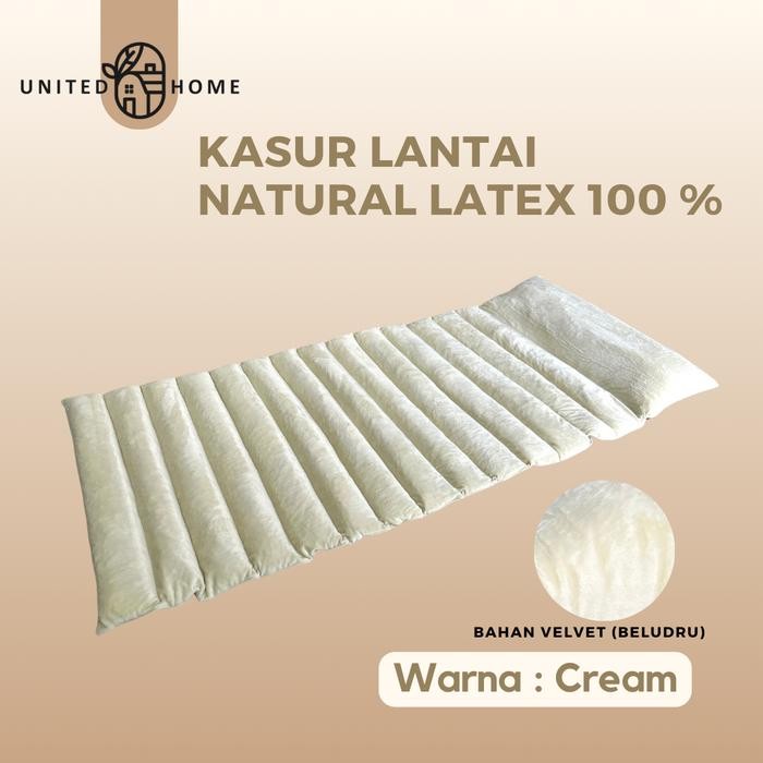 Kasur Lantai LATEX / Kasur lipat / Kasur Gulung / Travel Bed gjah