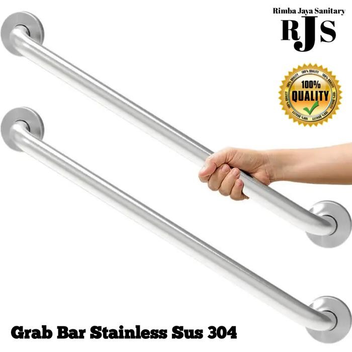 BAR KAMAR MANDI 80 CM/PEGANGAN TOILET KAMAR MANDI STAINLESS 304