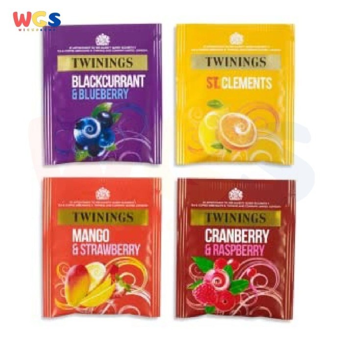 

READYY! Twinings Tea Fruit Selection Mixed Multipack of Tea Bags Per Sachet