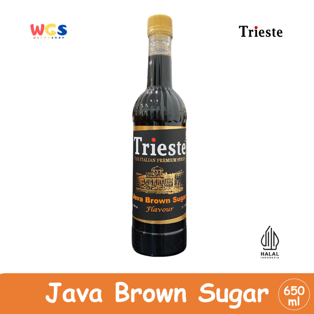 

READYY! Trieste Java Brown Sugar Flavour Premium Syrup 650ml Sirup Gula Aren untuk Kopi & Topping