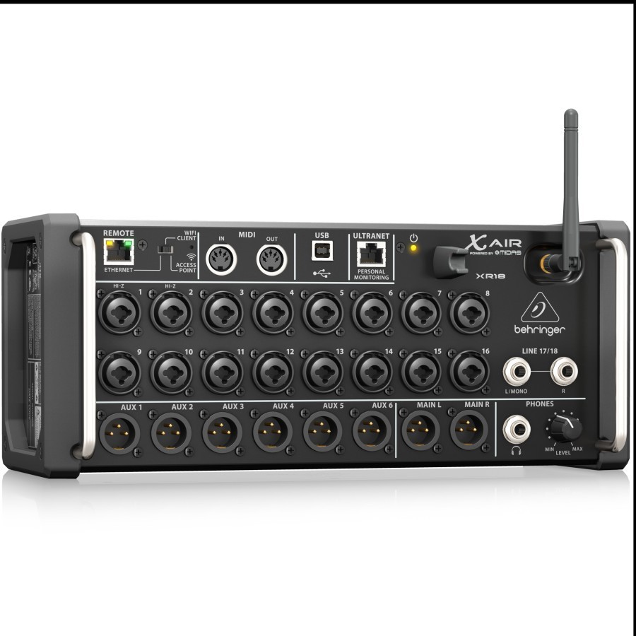 RB2233 Behringer XR18 Xair18 XR-18 18-Channel, 12-Bus Digital Mixer and Multi-Channel USB Audio