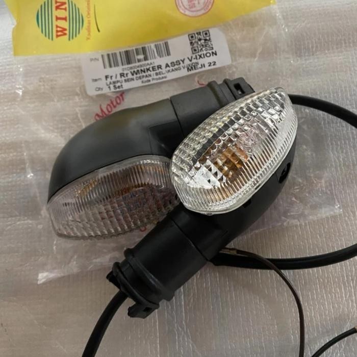 QUALITY LAMPU SEN SEIN DEPAN BELAKANG ASSY SET FITING YAMAHA VIXION OLD RX KING NEW PEREDAM 2008