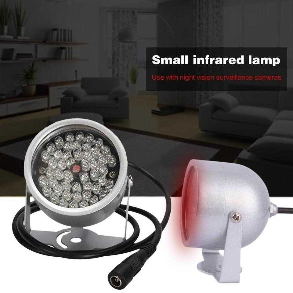 

Lampu IR Infrared Night Vision 48 LED untuk CCTV IR Infrared Night Vision Illuminator 48 LED lamp for CCTV Warna Silver
