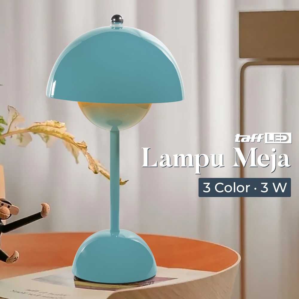 

Lampu Meja Hias LED 3 Warna Jamur Modern 3W yang Dapat Diredupkan Modern Mushroom 3 Color 3W Dimmable LED Decorative Table Lamp Warna Biru