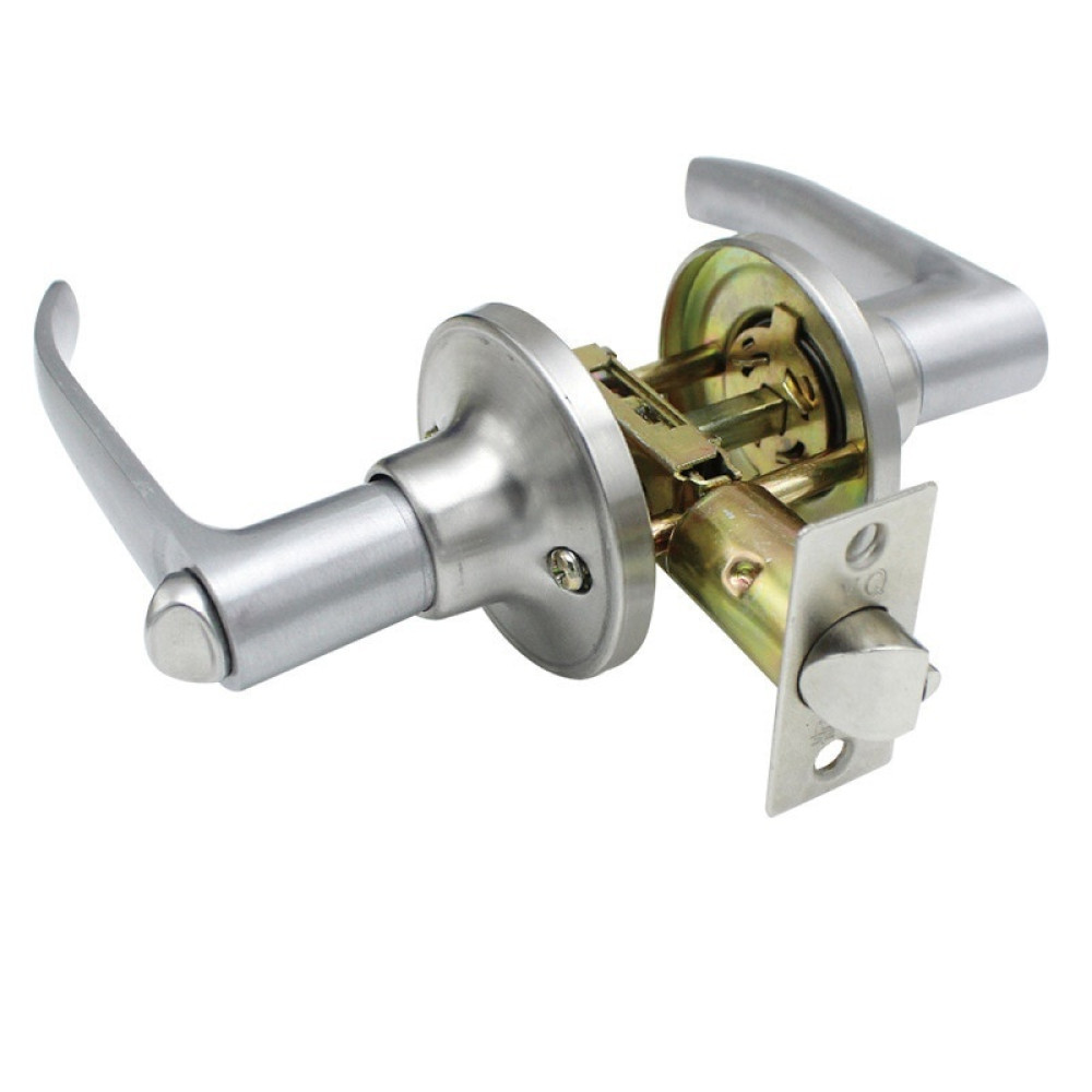 

Set Kunci Pintu LOCK Gagang Lurus Gagang Penuh Gagang Pintu Aluminium LOCK Door Lock Set Straight Handle Full Handle Door Knob Aluminum Warna Silver