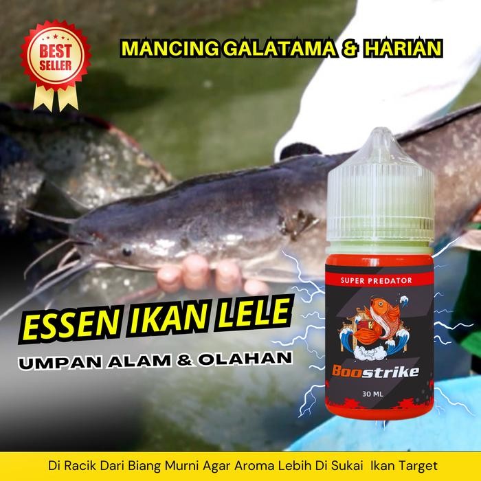 PREMIUM Essen Ikan Lele Galatama Media Cacing Essen Boostrike Super Predator Mancing Umpan Cacing