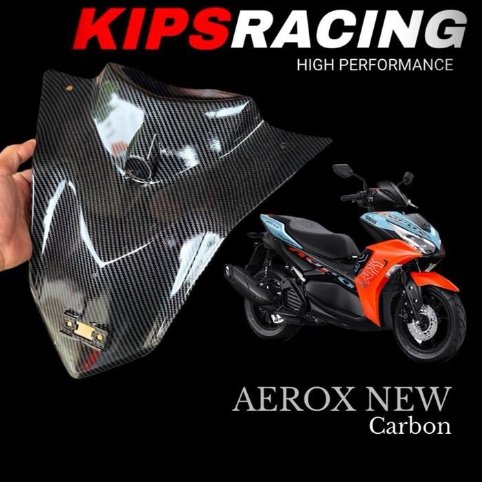 PREMIUM DASI AEORX NEW CARBON GLOSY / dasi aerox connected carbon celup Black Motor Motorcycle