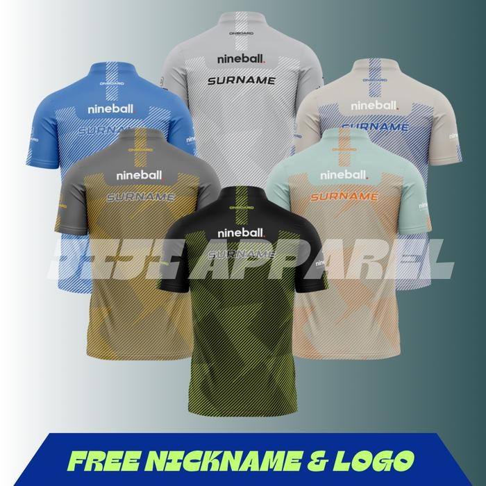 PREMIUM JERSEY BILLIARD ONBOARD NINEBALL JERSEY TERBARU FULL PRINT JERSEY BILLIARD PRIA WANITA