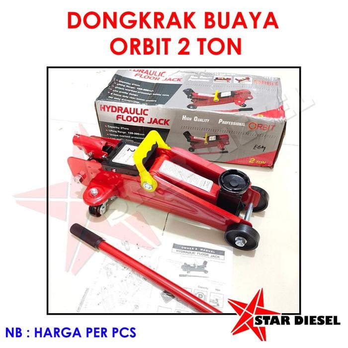 PREMIUM DONGKRAK BUAYA 2 TON ASLI TABUNG BESAR MINYAK
