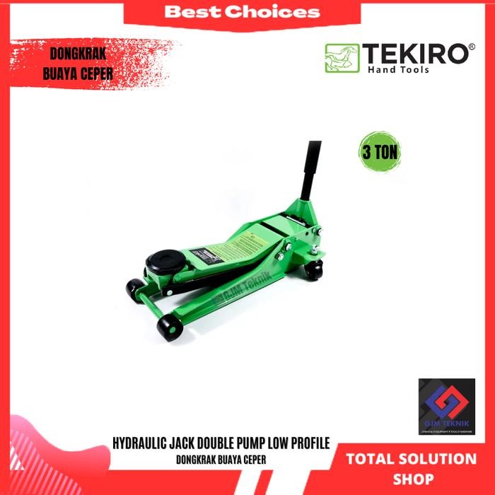 PREMIUM Dongkrak buaya merek Tekiro 2 ton - Dongkrak buaya 2 ton - murah