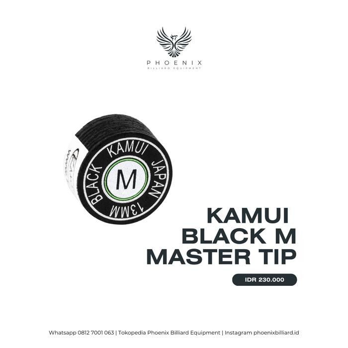 PREMIUM KAMUI BLACK M MASTER TIP BILLIARD MASTER TIP MASTER TIP M BLACK MASTER TIP KAMUI