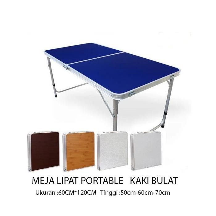 PREMIUM UNIK BANDUNG Meja Lipat portable Meja Koper meja makan lesehan meja lipat kayu meja