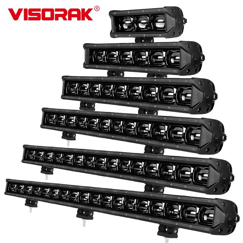 VISORAK 9D 4X4 Truk Banjir Bumper Atap Lampu LED Bar IP68 untuk Mobil Traktor Off-Road SUV 4wd Jeep 