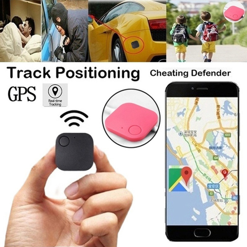Alat Pelacak GPS Mini Pelacak Kunci Tag Udara Pencari Anak Pelacak Hewan Peliharaan Lokasi Pelacak B