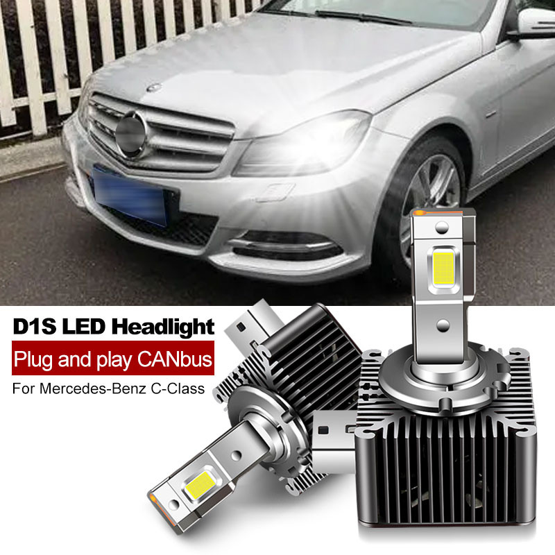 2 Buah Lampu Depan LED Mobil CANbus D1S D1R 32000LM Kit Bohlam untuk Mengganti Lampu Konversi HID un