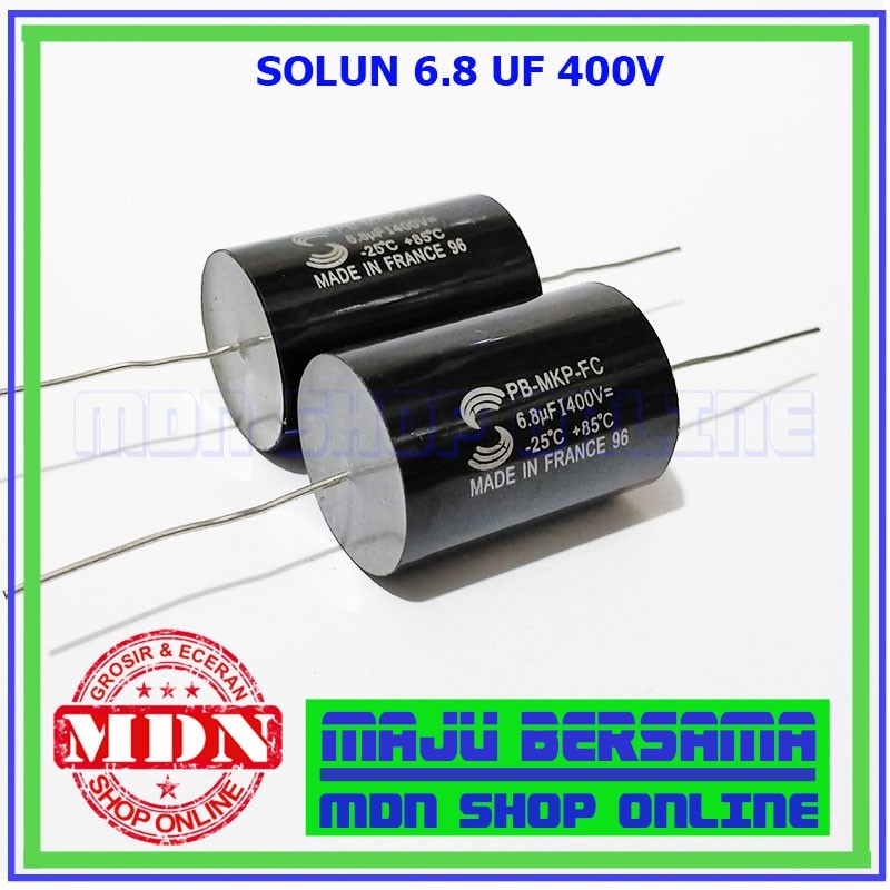 RB2233 Solun 6.8 uf - Kapasitor 6.8 Uf 400V - Kapasitor Tweeter