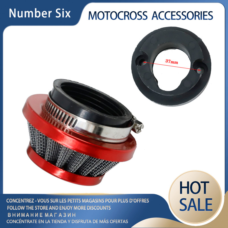 Filter Pembersih Udara 42Mm untuk Karburator Mesin 2 Tak 47cc 49cc Karbohidrat Mini Moto Anak Quad A